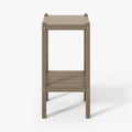 Malibu 36in Outdoor Adirondack HDPE 2-Tier Patio Side Table
