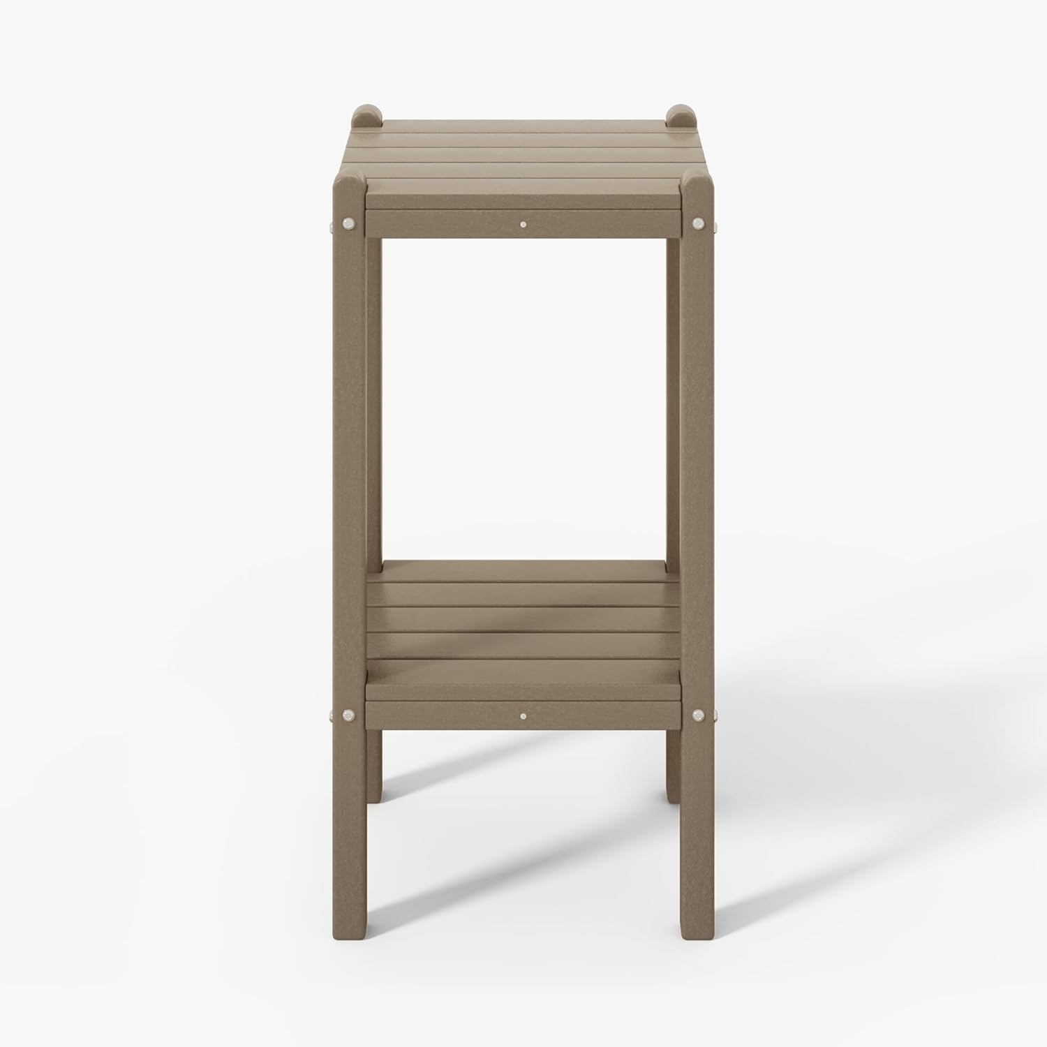 Malibu 36in Outdoor Adirondack HDPE 2-Tier Patio Side Table