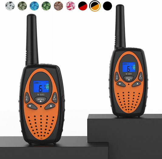 Topsung M880 Long Range Radios - Noise Cancelling, Hands-Free VOX