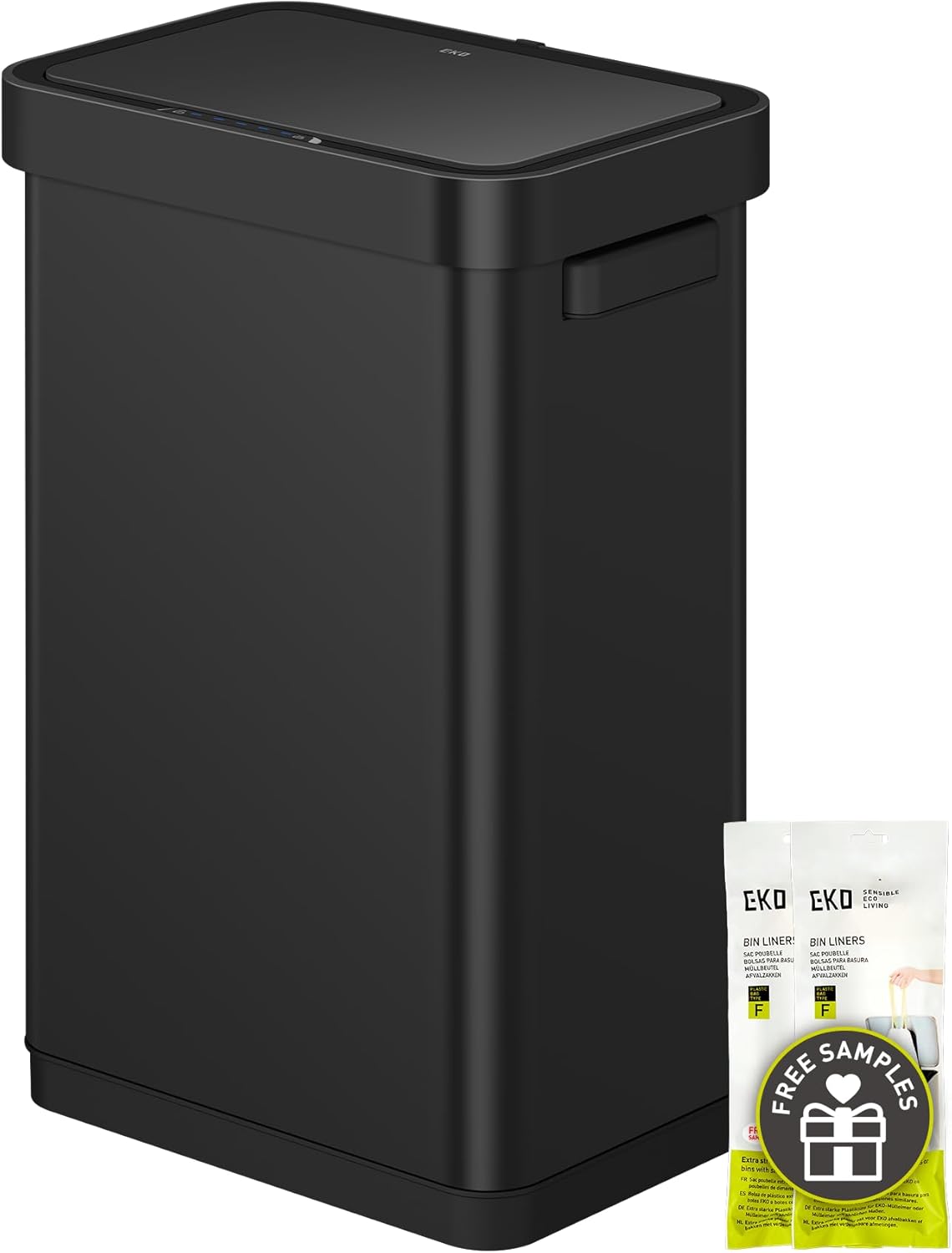EKO Deluxe Mirage-T Touchless Trash Can with Motion Sensor