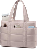 LOVEVOOK Large Puffer Work Tote Bag for Women - Stylish & Versatile