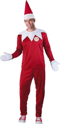 Fun World Mens Elf on the Shelf Adult Costume - Festive Holiday Kit