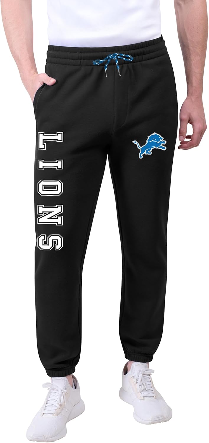 Ultra Game Men's NFL Official Active Super Soft Fleece Joggers