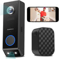 Dual Lens Doorbell Camera 2K HD - Full Coverage Wireless