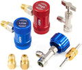R1234yf Quick Couplers Set with Can Taps - Leak Free HVAC Tool