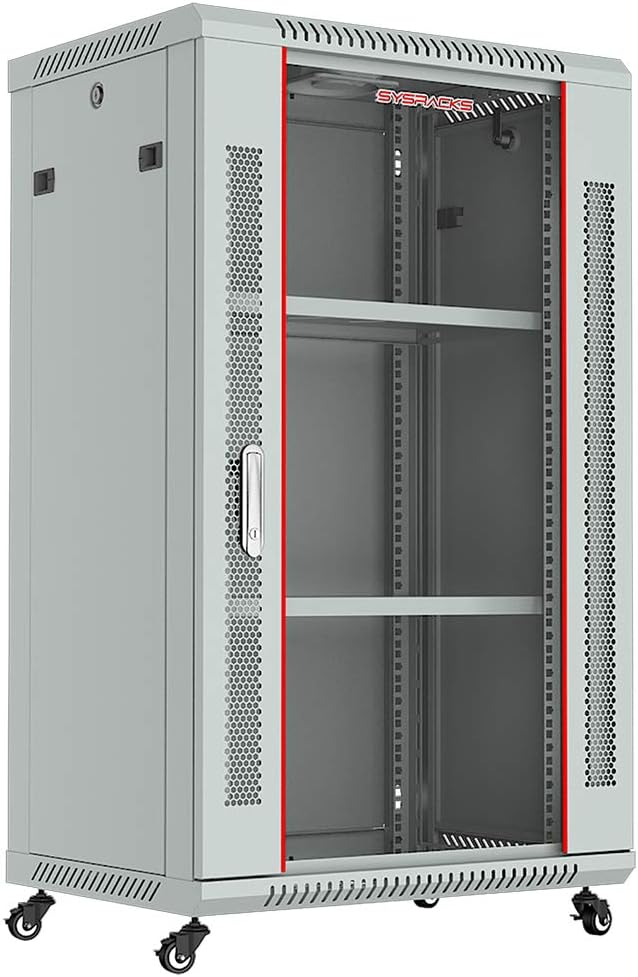 18U Network Data Cabinet - Wall Mount IT Rack for Servers