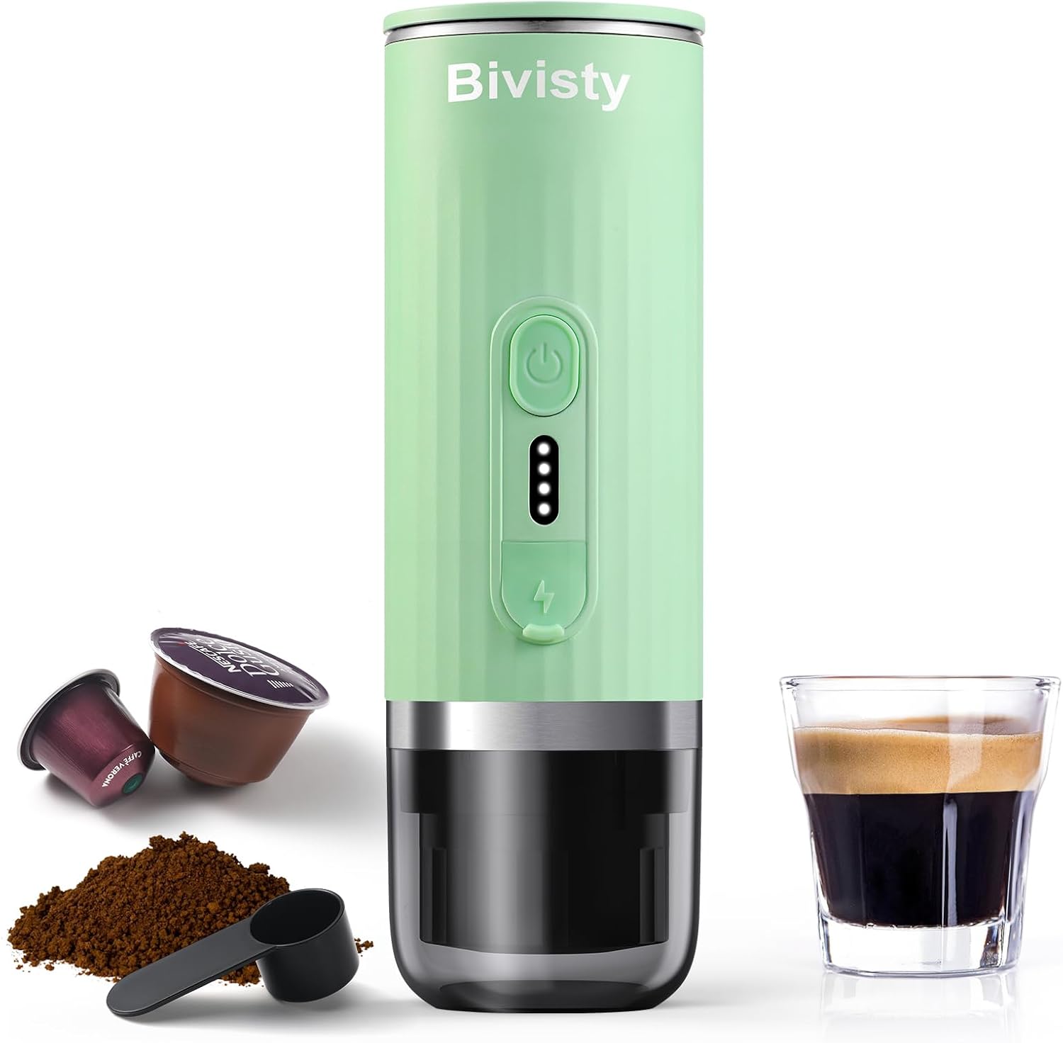 Wireless Self-Heating Espresso Maker - On-the-Go Coffee Bliss!
