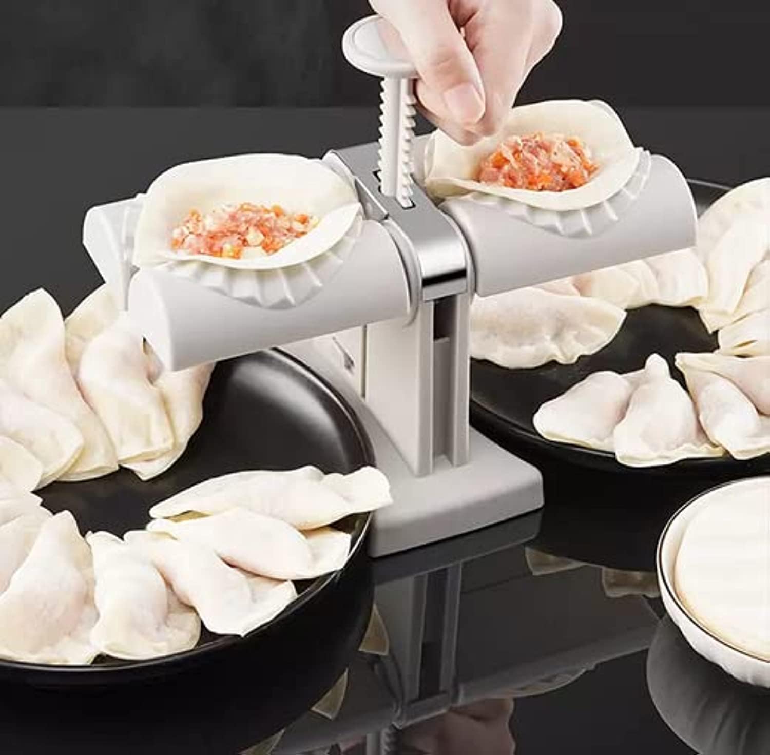 Stainless Steel Dumpling Maker - Wrap 2x Faster!