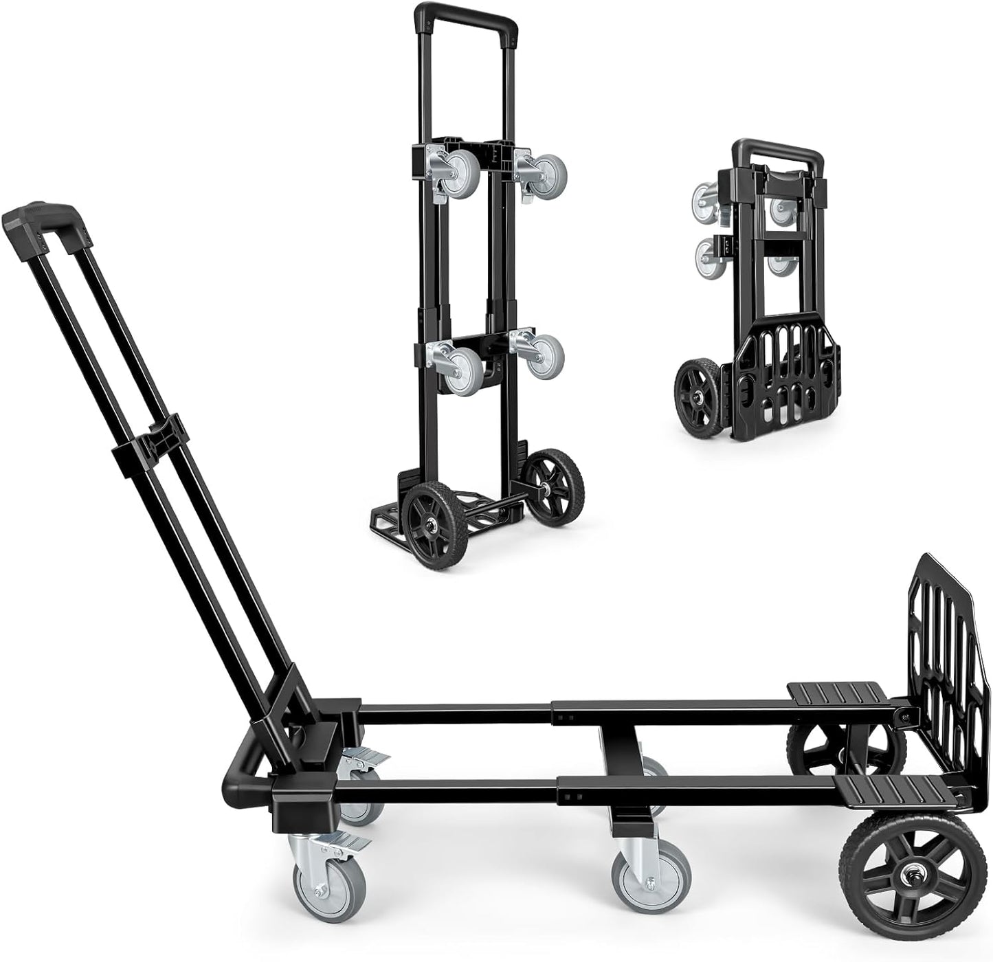 KEDSUM 3-in-1 Convertible Hand Truck Dolly for Heavy Loads