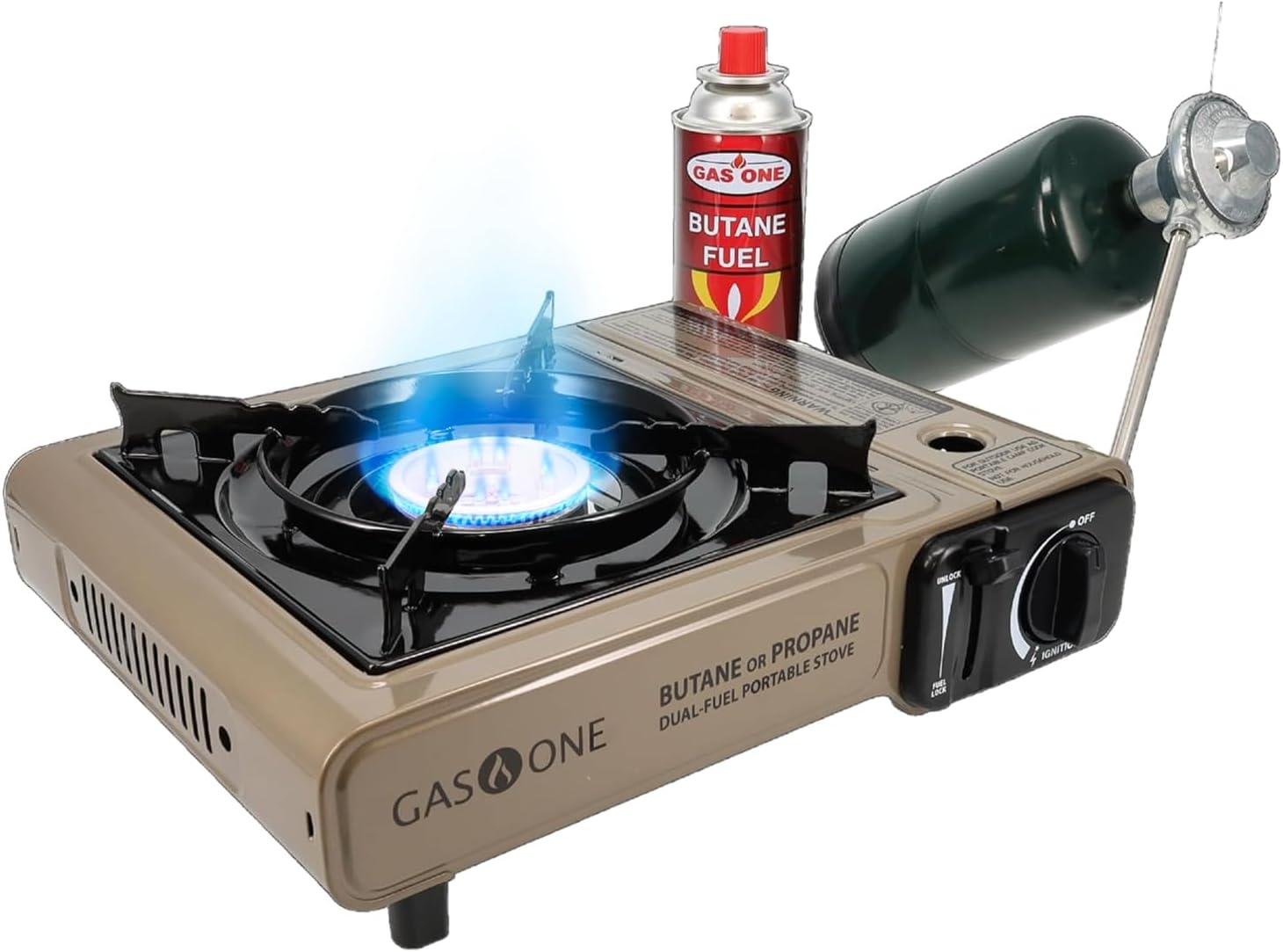 Portable Dual Fuel Camping Stove - Emergency Ready