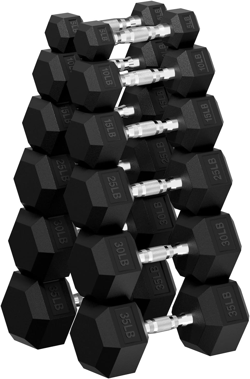 Hex Dumbbell Set for Strength Training, 30-480 lb Weights