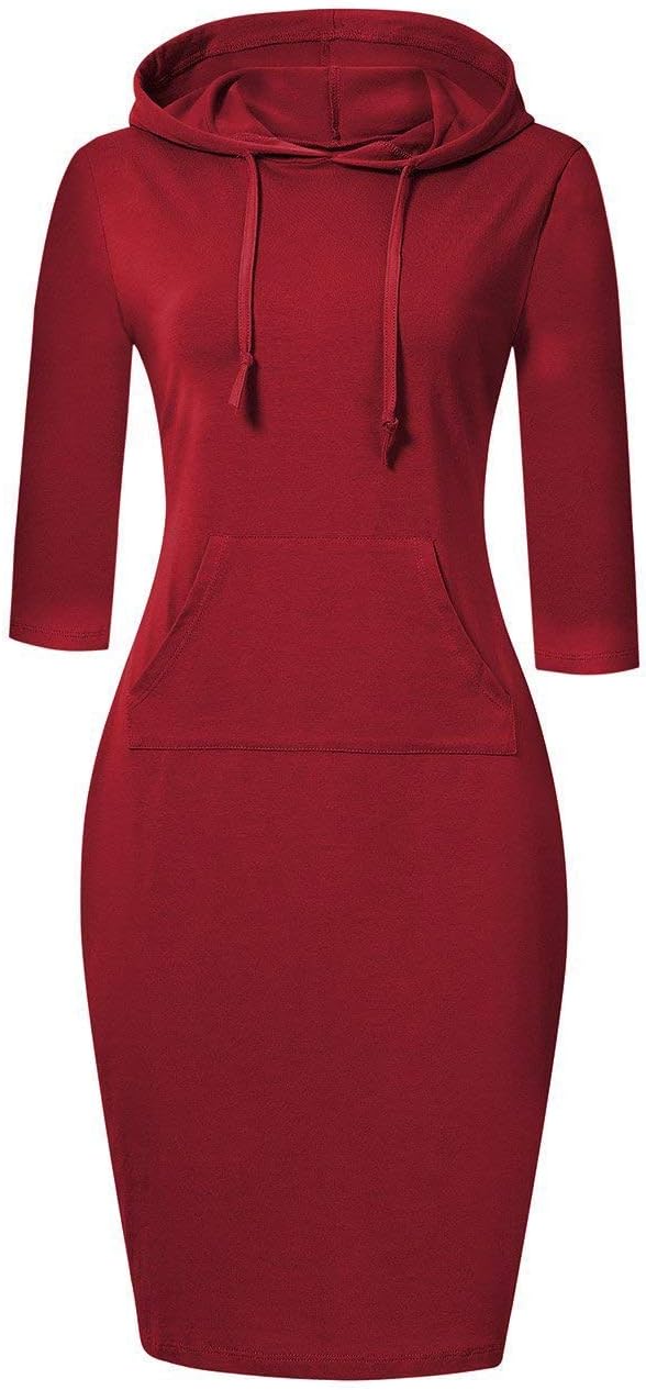 MISSKY Women's Casual Hoodie Dress for Everyday Comfort and Style