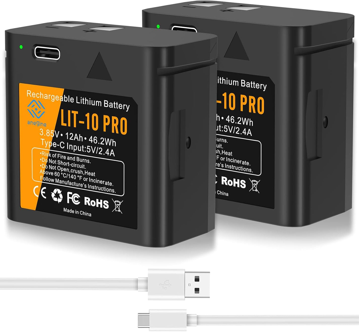 LIT-10 Pro Rechargeable Lithium Battery for Trail Cameras