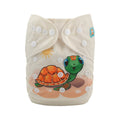 ALVABABY Baby Cloth Diaper One Size Adjustable - Reusable, Waterproof