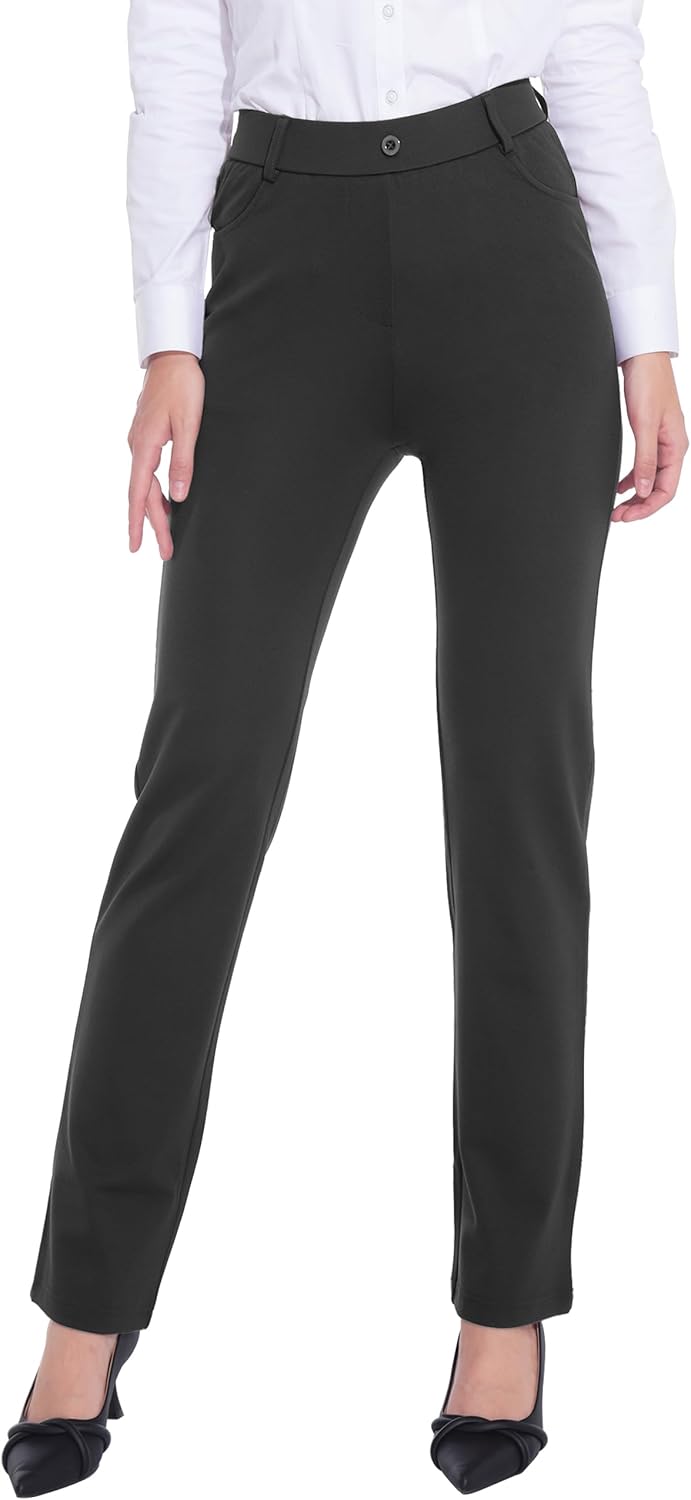 ZTN Women's Stretchy Dress Pants for Work and Business Casual