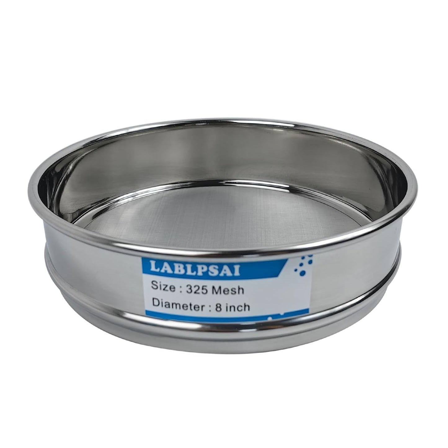 325 Mesh Lab Sieves for Industrial and Home Use - 8 in Diameter