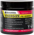 BODi Energize Pre Workout Powder 40-Serving Tub - Low Caffeine Focus