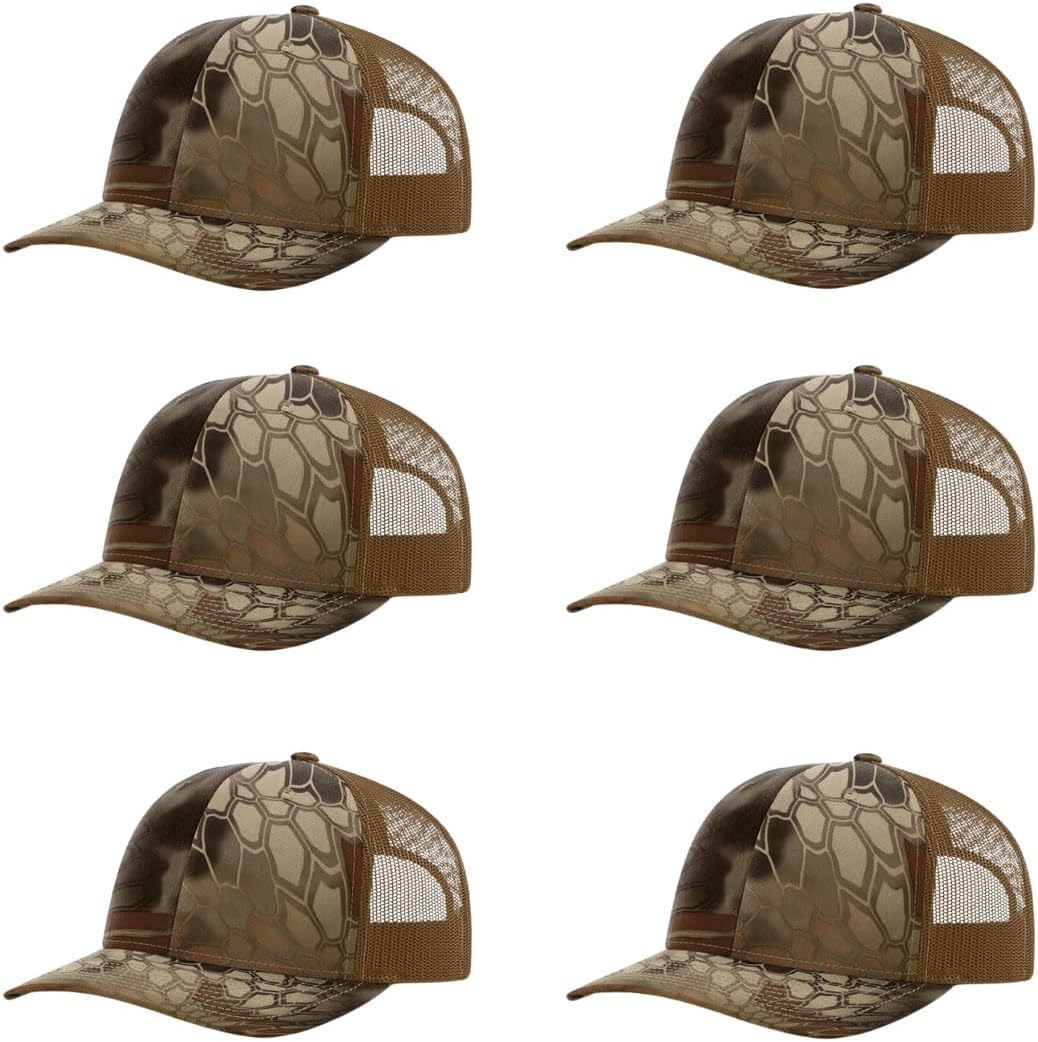 Richardson 112 Classic Six-Panel Adjustable Snapback Trucker Cap