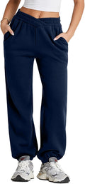 V Crossover Waist Sweatpants Baggy Y2K Jogger Pants - Cozy Fleeced