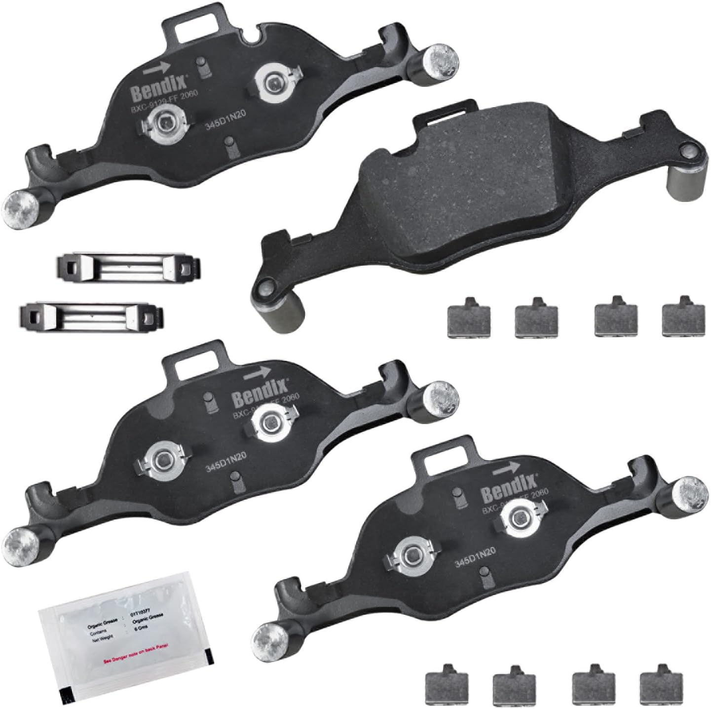 Bendix Priority1 CFC2060 Ceramic Front Brake Pads for BMW Models