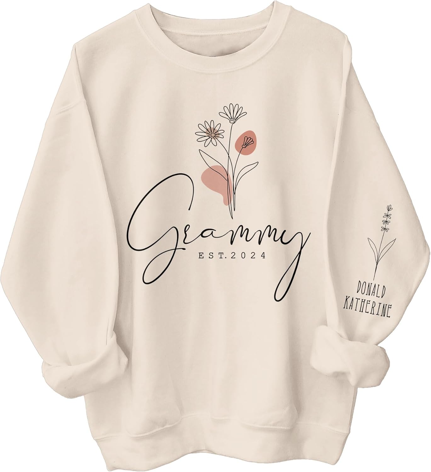 Custom Mama Sweatshirt - Personalized with Kid Names!