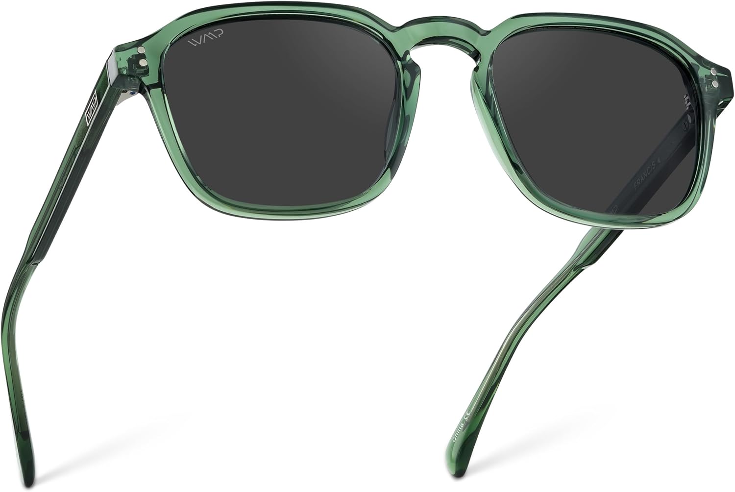 WMP Eyewear Men's Polarized Square Sunglasses for Modern Style