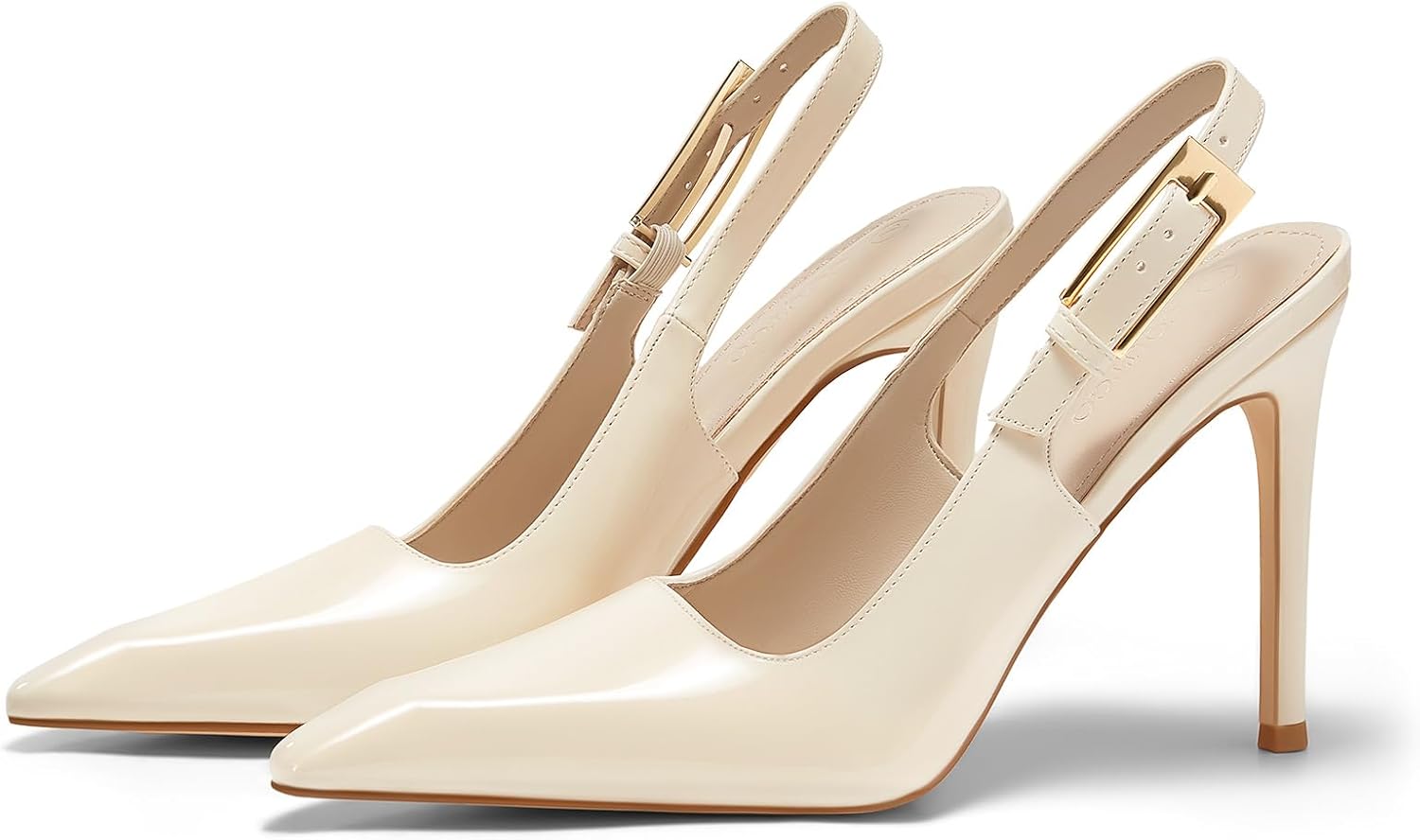 Coutgo Women's Slingback High Heels for Elegant Style
