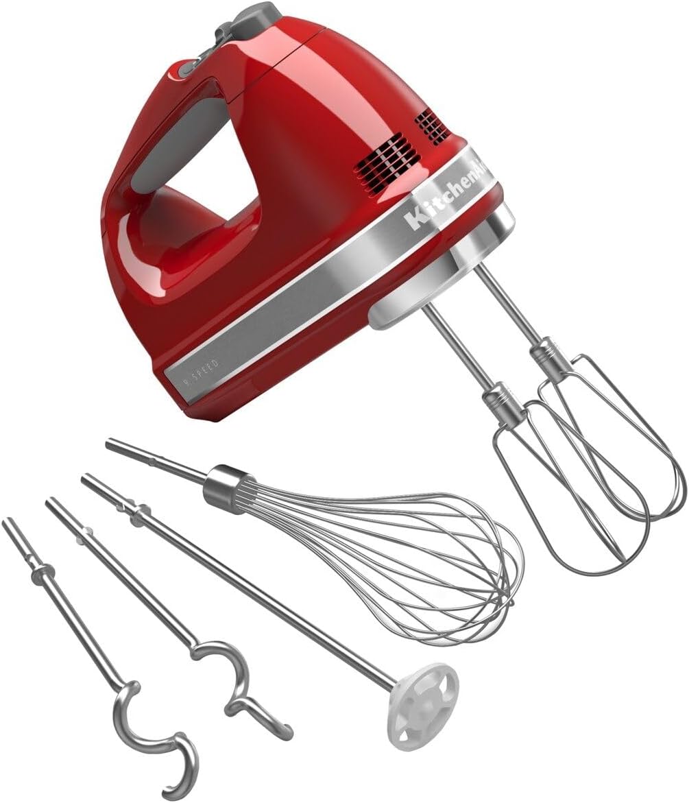 KitchenAid KHM926ER Empire Red 9-Speed Hand Mixer Review