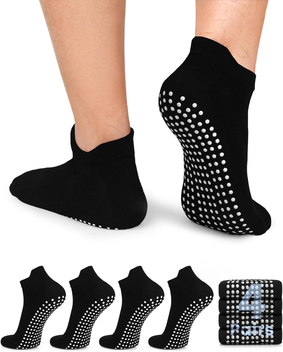 Anti-Skid Grip Socks for Men - Non Slip & Grippy!
