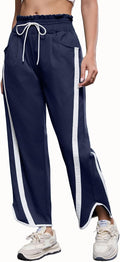Track Pants for Women Lightweight Drawstring Barrel Pant - Baggy