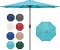 Simple Deluxe 9ft Outdoor Patio Umbrella - Sturdy UV Waterproof Shade