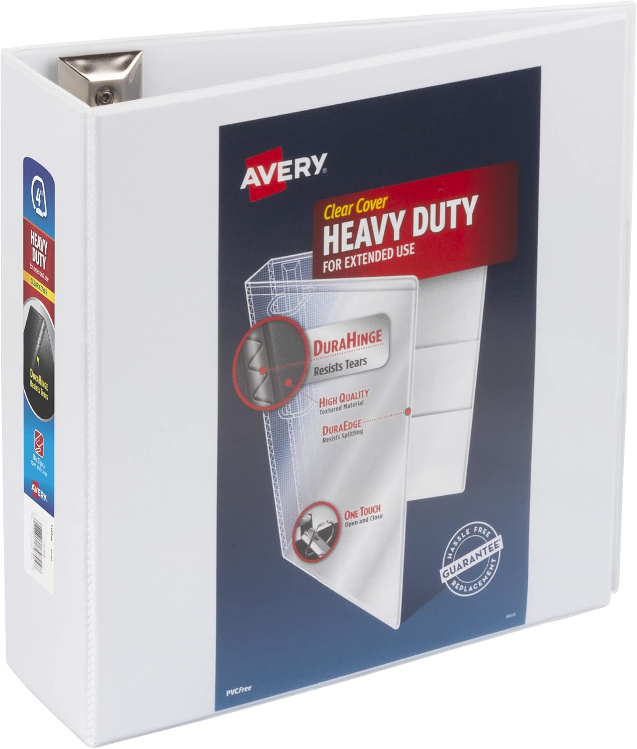 Avery Heavy Duty View 4in One Touch Slant Ring Binder Review