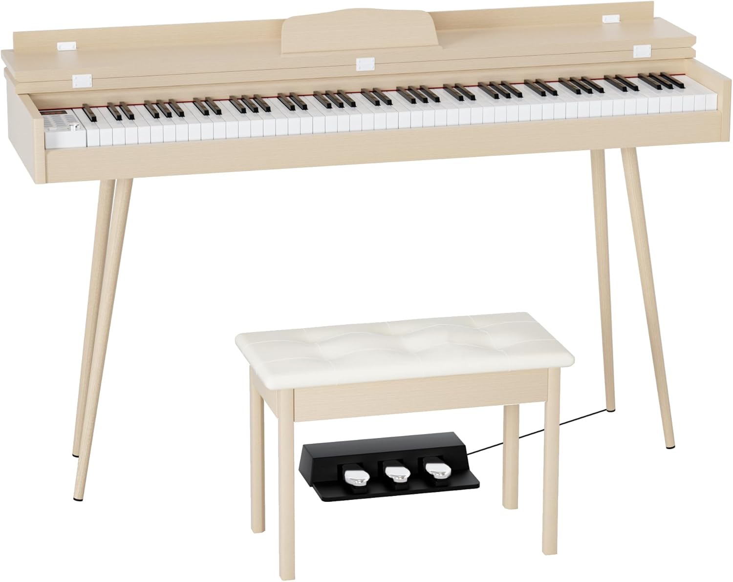 HEXANT Electric Piano: 88-Key Hammer Weighted, Full-Size with Stand