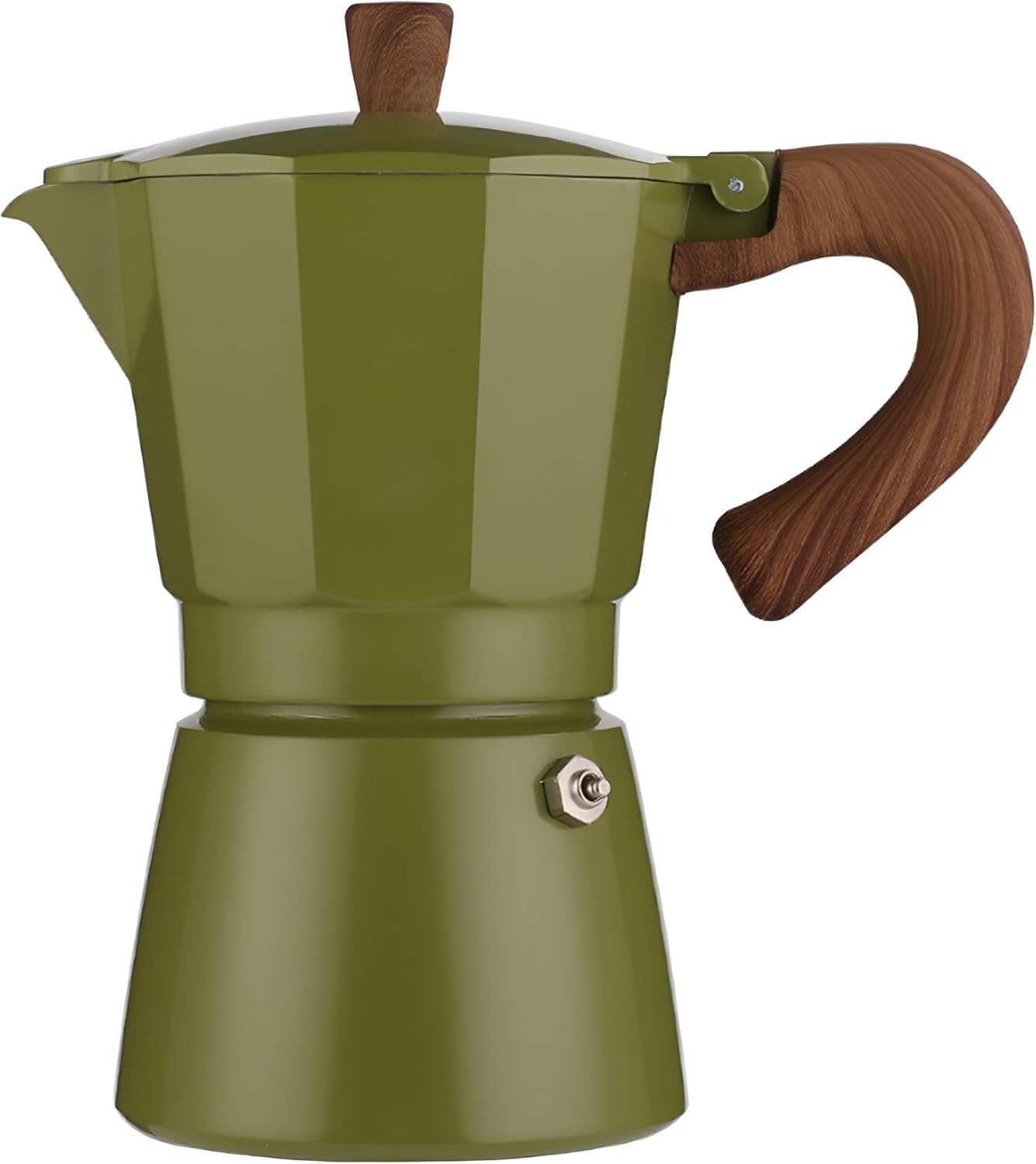 Italia Collection Espresso Maker for Stovetop, Green