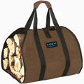 Waxed Canvas Firewood Carrier - Water Resistant
