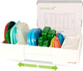 Expandable Kitchen Cabinet Organizer for Food Container Lids
