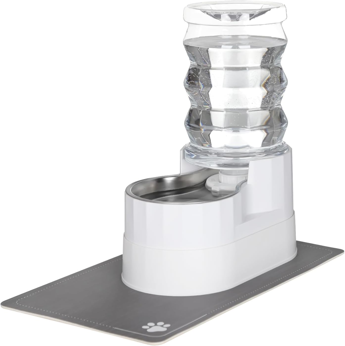 RIZZARI Pet Waterer Gravity Dispenser for Cats and Dogs Travel