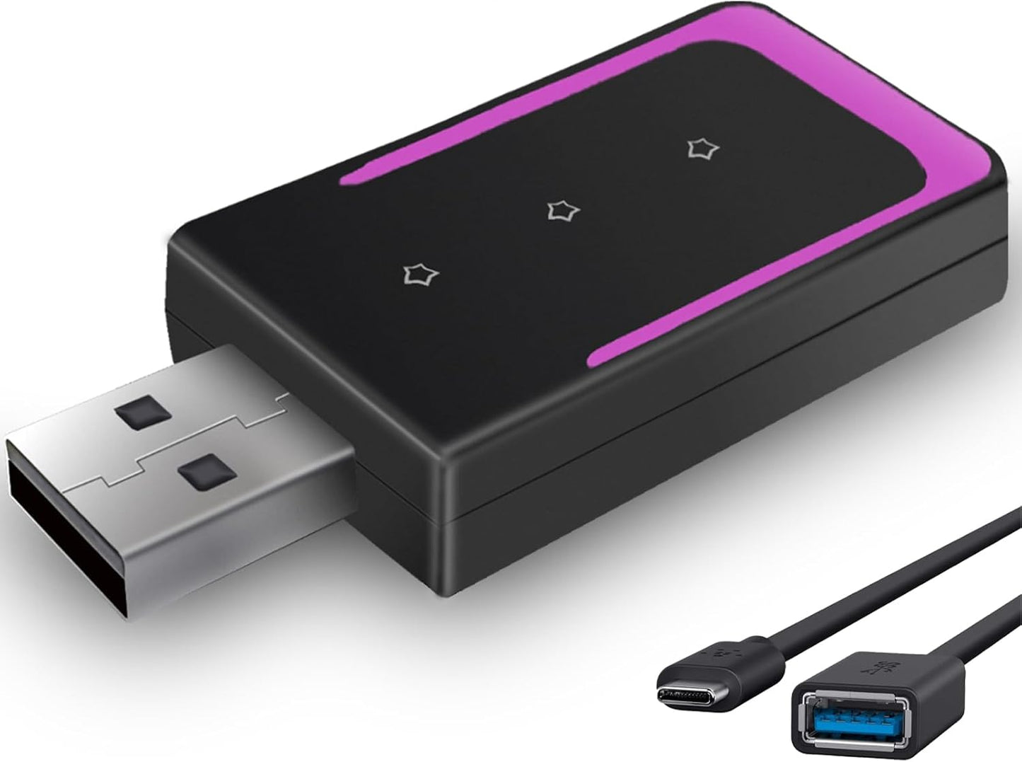 Wireless CarPlay Adapter, Connects Apple & Android, Plug & Play