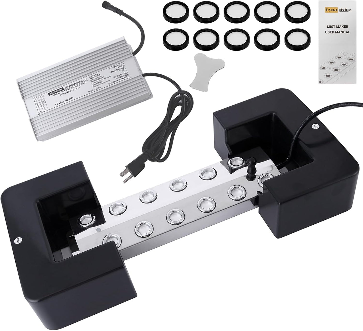 Dyna-Living Ultrasonic Mist Maker Fogger for Ponds and Decor