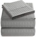 Elaine Karen Full Sheet Set - 4-Piece Striped Full Size Sheets
