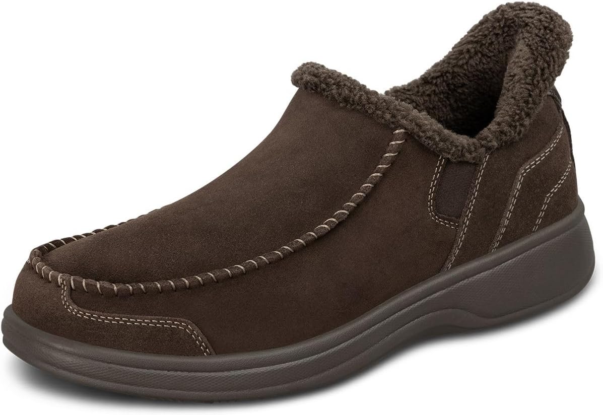 Orthofeet Men's Orthopedic Leather Vito Hands-Free Slipper Review