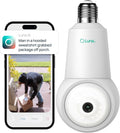 LUNA HOME 2K Pan Tilt Light Bulb Cam