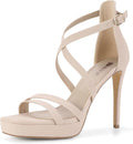 Platform High Heels Strappy Stiletto Sandals - 4in Elegant Lift