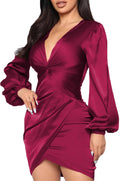 LightlyKiss Women's Twist Front Midi Dress - Flattering Party Look