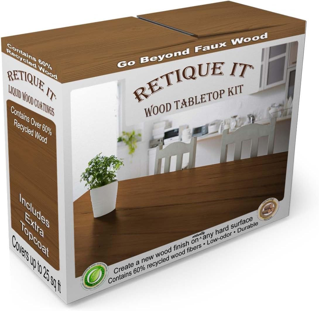 Retique It Wood Finish Tabletop Kit for Stunning Transformations