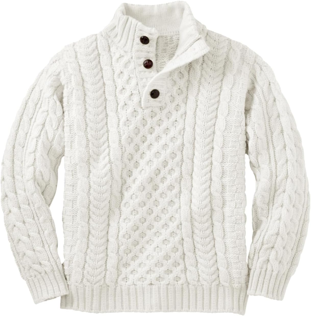 Makkrom Kids Mock Neck Pullover Sweater for Boys - Stylish Knitwear