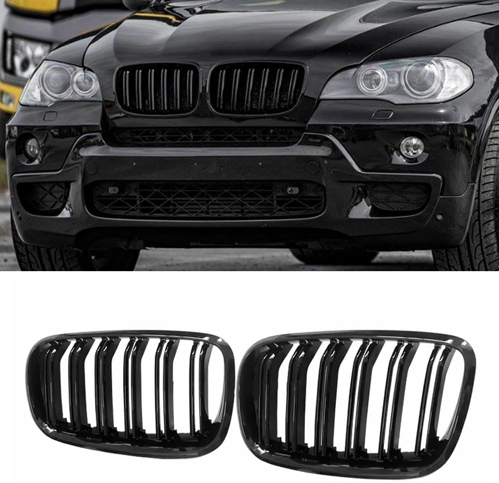 MAXDOM Replacement Front Upper Grill for BMW X5 X6 E70 E71