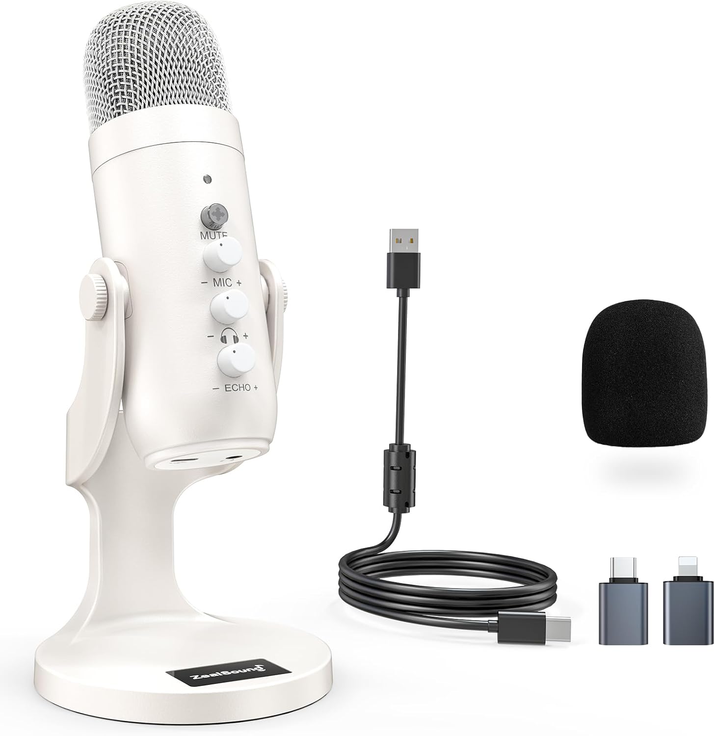 ZealSound USB Microphone for Gaming, Streaming, and Podcasting