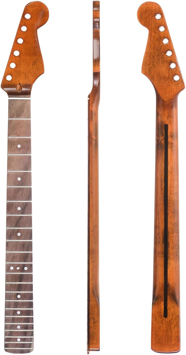 MECCANIXITY Electric Guitar Neck Replacement for ST Guitar
