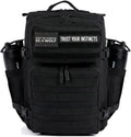 WOLFpak 35L Athletic Gym Backpack Alpha Black - Durable 1000D Nylon